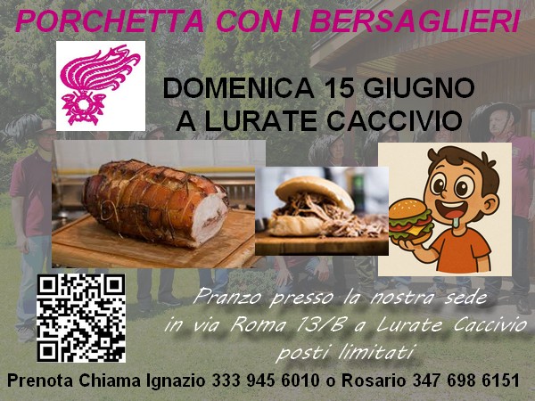 Porchetta con i Bersaglieri Porchetta con i Bersaglieri